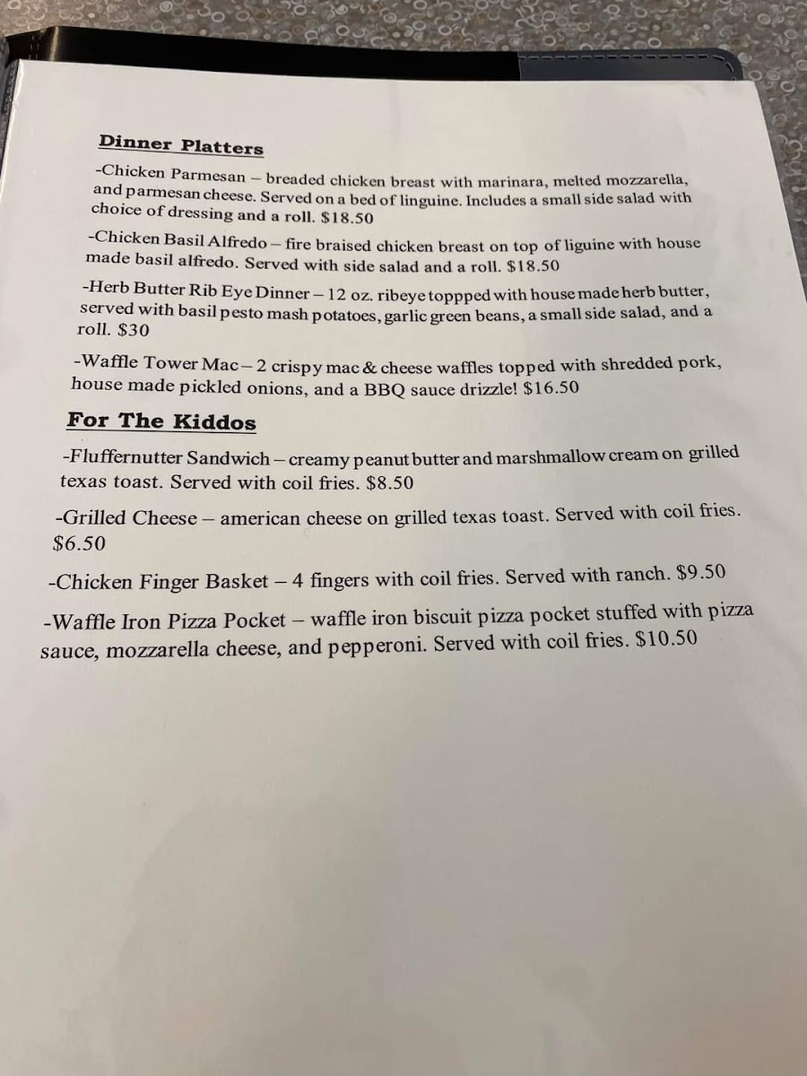 Menu Jersey's Corner-1